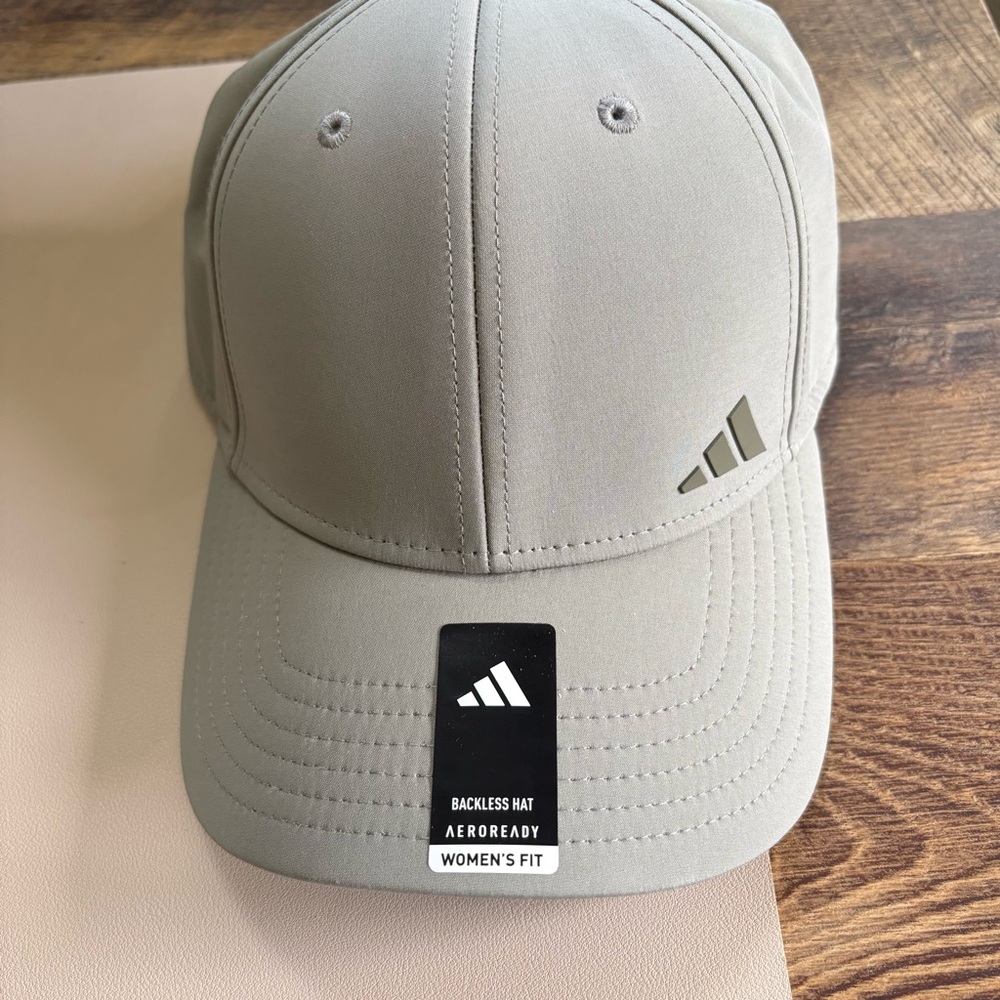 adidas Light Gray Backless AEROREADY Women's Hat